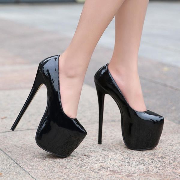 dress shoes 2021 high heels 18 cm platform patent leather heel women's elegant and fashionable lf-15, Black
dress shoes 2021 high heels 18 cm platform patent leather heel women's elegant and fashionable lf-15, Black