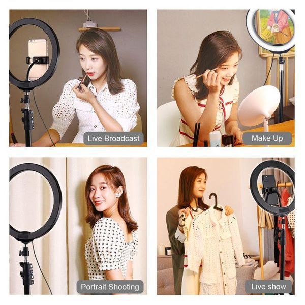 strings 2021 tripod mount led ring light with 10" rgb dimmable vlogging selfie pography
strings 2021 tripod mount led ring light with 10" rgb dimmable vlogging selfie pography