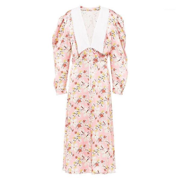 casual dresses 2021 autumn and winter lapel lace chiffon dress female puff sleeve floral, Black;gray
casual dresses 2021 autumn and winter lapel lace chiffon dress female puff sleeve floral, Black;gray