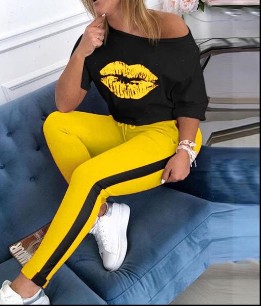 two piece sets women print tracksuit 2021 autumn off shoulder 2pcs set blouse elastic waist pants lounge wear outfits plus size, Gray
two piece sets women print tracksuit 2021 autumn off shoulder 2pcs set blouse elastic waist pants lounge wear outfits plus size, Gray