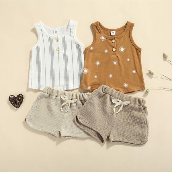 baby tank shorts, vertical stripes polka dot printing, elastic waist drawstring summer clothing 1 6t, White
baby tank shorts, vertical stripes polka dot printing, elastic waist drawstring summer clothing 1 6t, White