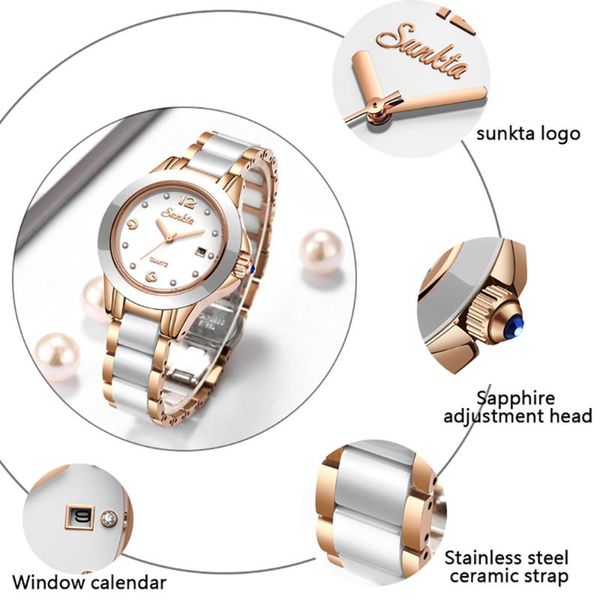 wristwatches montre relogio lige brand sunkta fashion watch women luxury ceramic and alloy bracelet analog wrist feminino, Slivery;brown
wristwatches montre relogio lige brand sunkta fashion watch women luxury ceramic and alloy bracelet analog wrist feminino, Slivery;brown