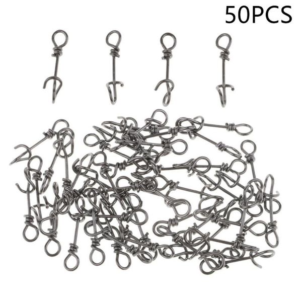 50pcs stainless steel connector fishing fastach clips fishing swivels snaps swivel rolling snap quick connection accessory
50pcs stainless steel connector fishing fastach clips fishing swivels snaps swivel rolling snap quick connection accessory