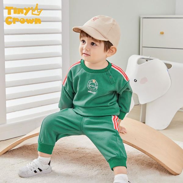 tiny crown 0-4y baby sweatshirt set cotton long sleeves pullovers and long pants boy girl sets 2021 spring autumn, White
tiny crown 0-4y baby sweatshirt set cotton long sleeves pullovers and long pants boy girl sets 2021 spring autumn, White