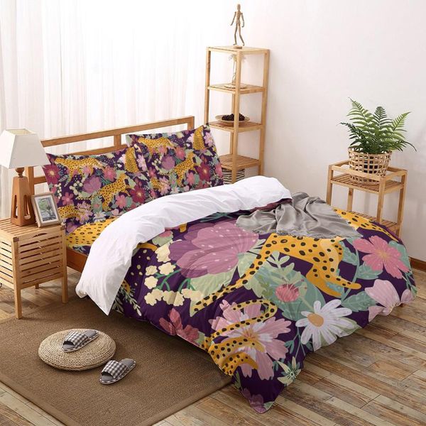 bedding sets leopard on colored flowers duvet cover pillow case bed sheet boy kid teen girl set king twin full home textile
bedding sets leopard on colored flowers duvet cover pillow case bed sheet boy kid teen girl set king twin full home textile