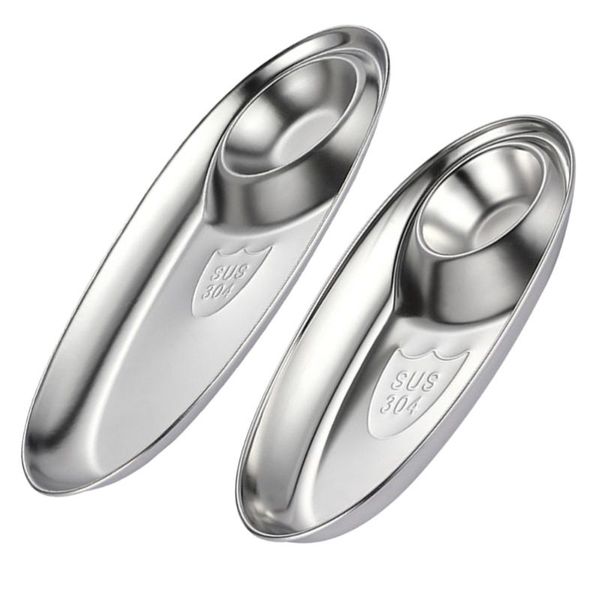 dishes & plates 2pcs stainless steel dip serving dish premium household kitchen sauce container
dishes & plates 2pcs stainless steel dip serving dish premium household kitchen sauce container