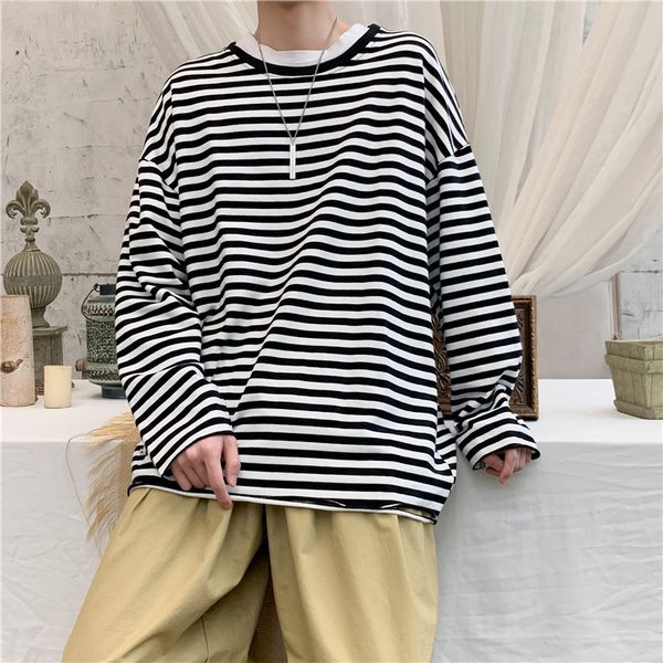 harajuku oversized t shirt for men streetwear long sleeve striped vintage casual shirts autumn black t shirt homme n0dl, White;black
harajuku oversized t shirt for men streetwear long sleeve striped vintage casual shirts autumn black t shirt homme n0dl, White;black