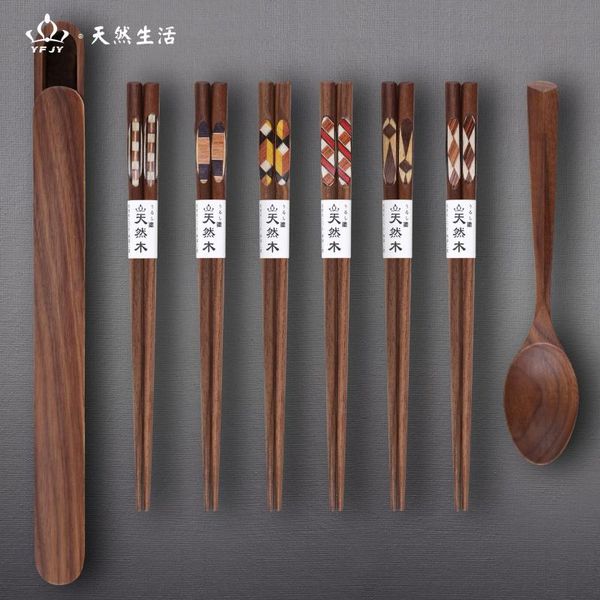 chopsticks natural life japanese style black walnut wooden with box korean elegant gift set chop sticks nordic geometric pattern
chopsticks natural life japanese style black walnut wooden with box korean elegant gift set chop sticks nordic geometric pattern