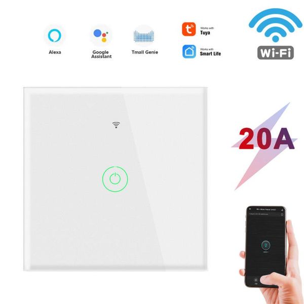 smart home control tuya 20a wifi touch wall switch light water heater refrigerator oven work with google and alexa
smart home control tuya 20a wifi touch wall switch light water heater refrigerator oven work with google and alexa