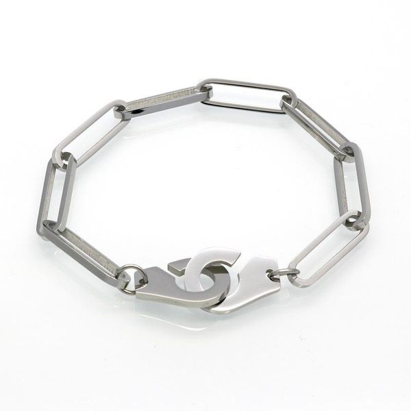 charm bracelets fashion like handcuffs color rose gold stainless steel chain plated jewelry for women men, Golden;silver
charm bracelets fashion like handcuffs color rose gold stainless steel chain plated jewelry for women men, Golden;silver