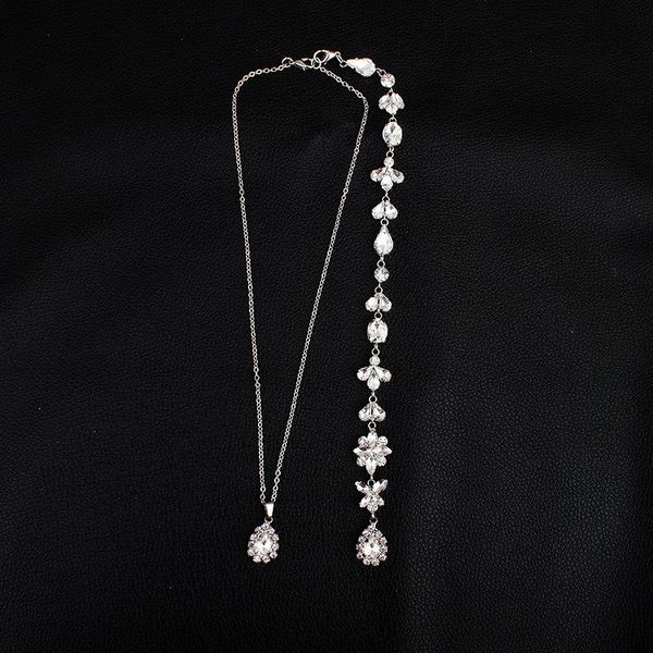 chains simple rhinestone long backless back chain necklace body, Silver
chains simple rhinestone long backless back chain necklace body, Silver