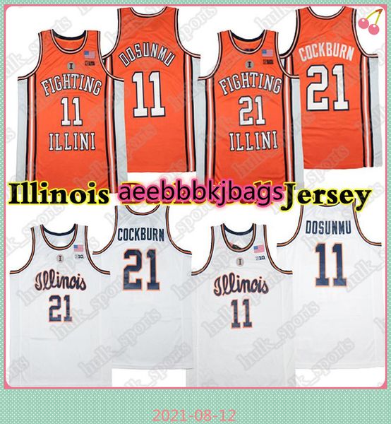 2021 illinois basketball jerseys fighting illini ncaa college ayo dosunmu kofi cockburn trent frazier da'monte williams miller curbelo, Black
2021 illinois basketball jerseys fighting illini ncaa college ayo dosunmu kofi cockburn trent frazier da'monte williams miller curbelo, Black