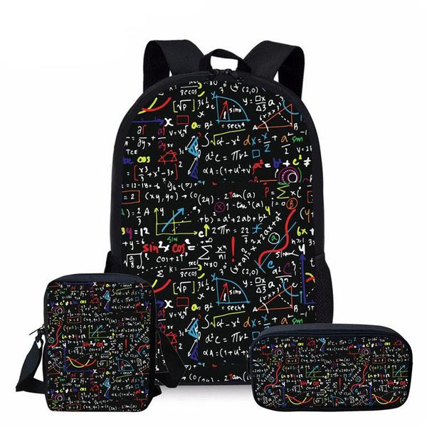 school bags 3pcs/set backpack set math formula printing bag kids bagpack for teenage boys girls student book schoolbag
school bags 3pcs/set backpack set math formula printing bag kids bagpack for teenage boys girls student book schoolbag