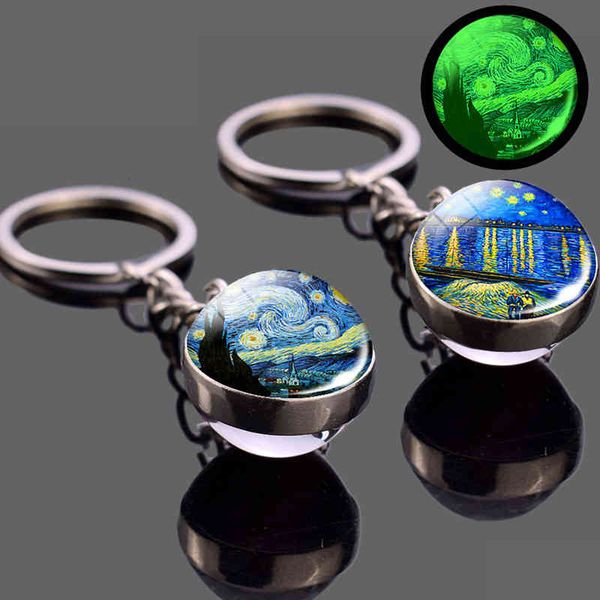2021 new keychains luminous van gogh suower art chain glass ball pendant car chain ring fob bag accessories glow in night 0jwp, Silver
2021 new keychains luminous van gogh suower art chain glass ball pendant car chain ring fob bag accessories glow in night 0jwp, Silver