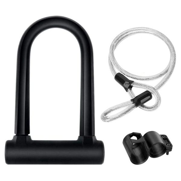bike locks security u cable lock with 4ft flex and sturdy mounting bracket for road mountain folding
bike locks security u cable lock with 4ft flex and sturdy mounting bracket for road mountain folding
