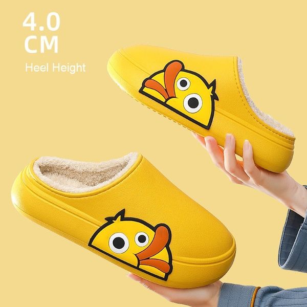slippers cute duck casa mulheres homens chinelos quentes à prova dwaterproof água inverno de pelúcia interior quarto antirrapante sapatos l7, Black
slippers cute duck casa mulheres homens chinelos quentes à prova dwaterproof água inverno de pelúcia interior quarto antirrapante sapatos l7, Black