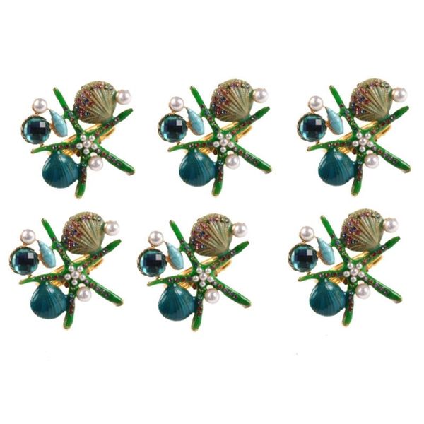 napkin rings 6 pcs starfish rings,pearl rhinestone ocean coastal nautical ring holders buckle for party,green
napkin rings 6 pcs starfish rings,pearl rhinestone ocean coastal nautical ring holders buckle for party,green