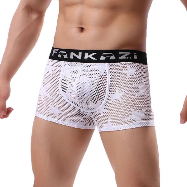 underpants mens fishnet boxer shorts mesh see through lingerie underwear quick dry swimwear sleep bottoms trunks gay panties erotic boxers, Black;white
underpants mens fishnet boxer shorts mesh see through lingerie underwear quick dry swimwear sleep bottoms trunks gay panties erotic boxers, Black;white