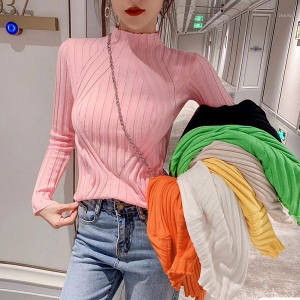 women's sweaters x tight women sweater spring autumn high collar long sleeve knitwear sweet slim solid color sweater*, White;black
women's sweaters x tight women sweater spring autumn high collar long sleeve knitwear sweet slim solid color sweater*, White;black