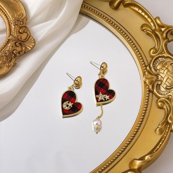 dangle & chandelier lovoacc korea asymmetric plaid love heart earrings for women femme gold color metal imitation pearl star and moon drop, Silver
dangle & chandelier lovoacc korea asymmetric plaid love heart earrings for women femme gold color metal imitation pearl star and moon drop, Silver