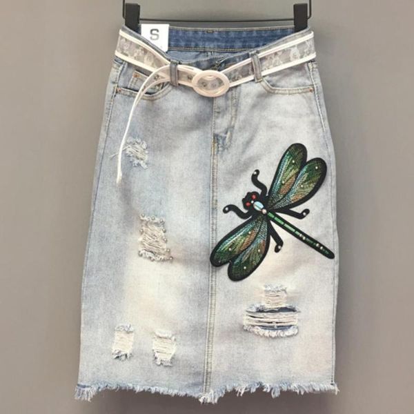 skirts plus size 2xl fashion denim skirt handmade beaing dragonfly pattern step hole package hip jeans a-line, Black
skirts plus size 2xl fashion denim skirt handmade beaing dragonfly pattern step hole package hip jeans a-line, Black