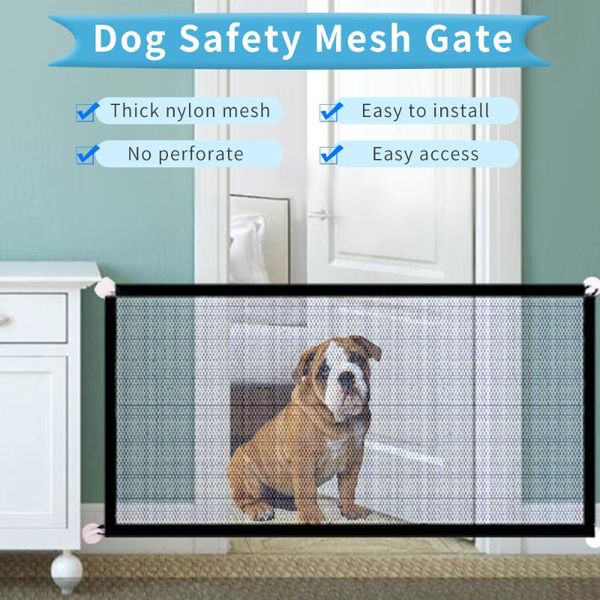 kennels & pens dog safety gate pet safe mesh fence portable folding baby install anywhere 180*72cm nylon isolation net
kennels & pens dog safety gate pet safe mesh fence portable folding baby install anywhere 180*72cm nylon isolation net