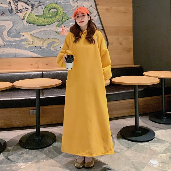 More Women's Sport with Hood Thicken Maxi Sweatershirt Dressed in Long Sleeve Solid Streetwear Winter Dresses Loose Warm Clothes Rbsb, Black;gray
More Women's Sport with Hood Thicken Maxi Sweatershirt Dressed in Long Sleeve Solid Streetwear Winter Dresses Loose Warm Clothes Rbsb, Black;gray