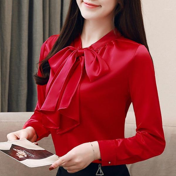 women's blouses & shirts fashion women 2021 bow collar office blouse chiffon shirt blusas femininas long sleeve a978, White
women's blouses & shirts fashion women 2021 bow collar office blouse chiffon shirt blusas femininas long sleeve a978, White