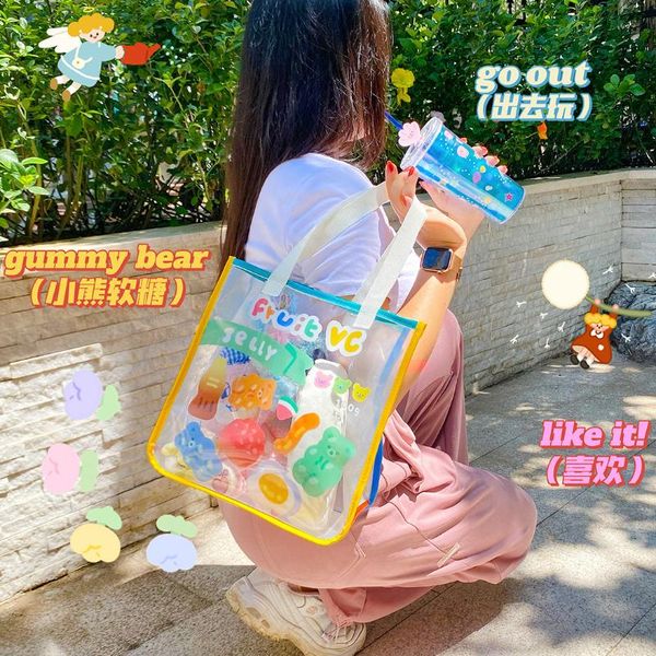 storage bags bentoy milkjoy bear handbag transperant lapcase holder fashion jelly large capacity daily girl shoulder beach tote bag
storage bags bentoy milkjoy bear handbag transperant lapcase holder fashion jelly large capacity daily girl shoulder beach tote bag