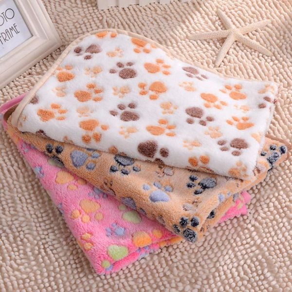 Kennels & Pens Cute Dog Bed Mats Soft Flannel Fleece Foot Print Warm Pet Blanket Sleeping Beds Cover Mat For Small Medium Dogs Cat Suppl
Kennels & Pens Cute Dog Bed Mats Soft Flannel Fleece Foot Print Warm Pet Blanket Sleeping Beds Cover Mat For Small Medium Dogs Cat Suppl