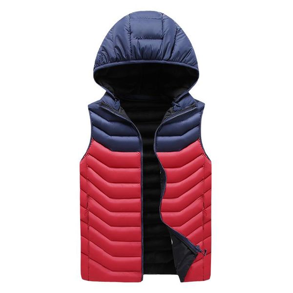 men's vests 2021 autumn and winter fashion products boy's jacketsmens jacket sleeveless two color matching hooded, Black;white
men's vests 2021 autumn and winter fashion products boy's jacketsmens jacket sleeveless two color matching hooded, Black;white