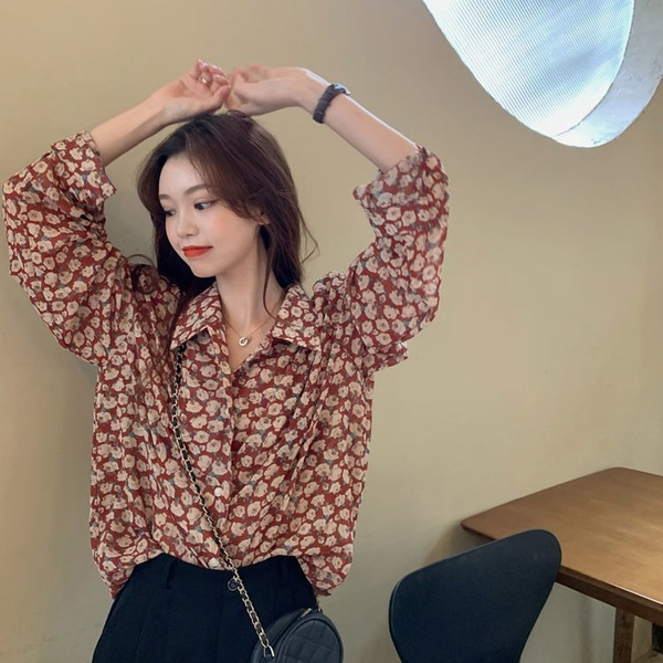 vintage shirt floral chiffon blouse for women spring summer 2021 women fashion kpop clothes woman blouse female long sleeve, White
vintage shirt floral chiffon blouse for women spring summer 2021 women fashion kpop clothes woman blouse female long sleeve, White