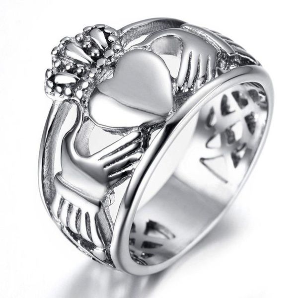 cluster rings hollow crown heart irish love symbol cladda couple wedding ring, Golden;silver
cluster rings hollow crown heart irish love symbol cladda couple wedding ring, Golden;silver