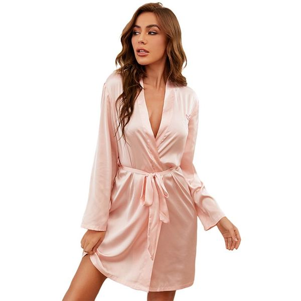 women's sleepwear women bathrobe satin robe pink belted kimono gorgeous bridesmaid robes winter nightgown, Black;red
women's sleepwear women bathrobe satin robe pink belted kimono gorgeous bridesmaid robes winter nightgown, Black;red