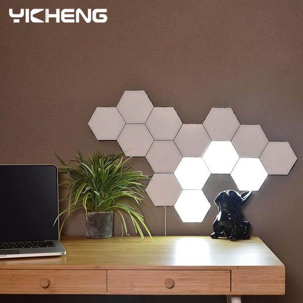 wall lamp modern diy led hexagonal honeycomb light touch sensor magnetic quantum lamps nightlight for living room decoration
wall lamp modern diy led hexagonal honeycomb light touch sensor magnetic quantum lamps nightlight for living room decoration