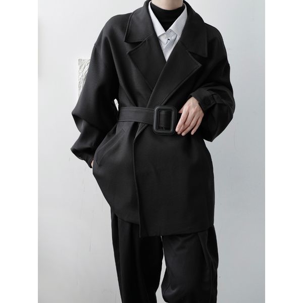 men's jackets men short design belt casual trench coat outerwear male women vintage fashion streetwear jacket overcoat mhl1, Black;brown
men's jackets men short design belt casual trench coat outerwear male women vintage fashion streetwear jacket overcoat mhl1, Black;brown