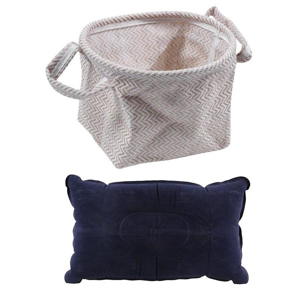 pillow double-sided flocking inflatable portable foldable with woven storage basket rope flower pot
pillow double-sided flocking inflatable portable foldable with woven storage basket rope flower pot