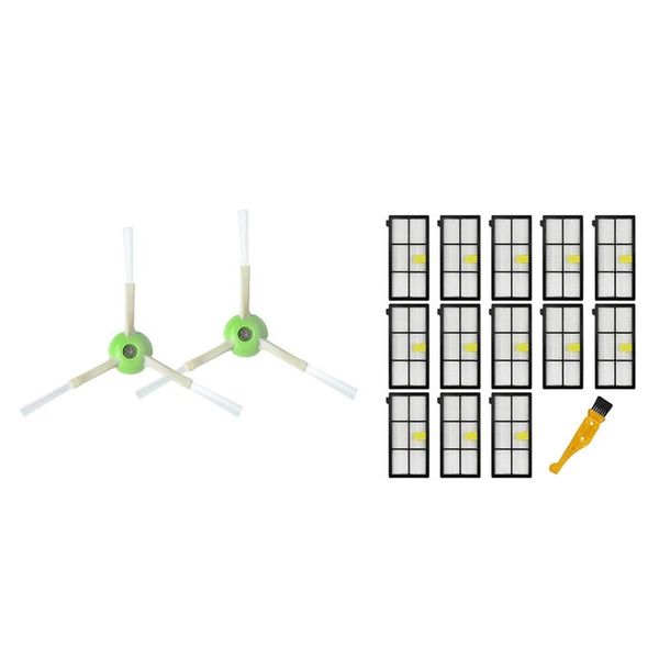 vacuum cleaners 1pair cleaning brushes for robot i series i7 e5 e6 green & 14pcs hepa filters 870/800/880/960
vacuum cleaners 1pair cleaning brushes for robot i series i7 e5 e6 green & 14pcs hepa filters 870/800/880/960