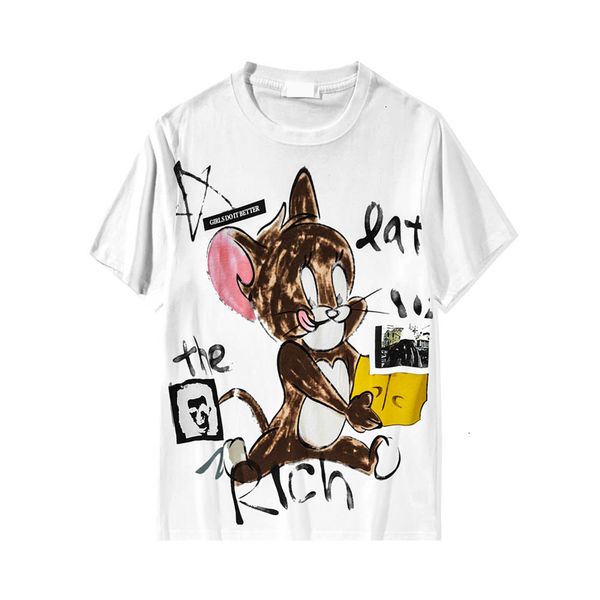 2021 spring summer new hip-hop male and female kitten printed short sleeve t-shirt kb49, White;black
2021 spring summer new hip-hop male and female kitten printed short sleeve t-shirt kb49, White;black