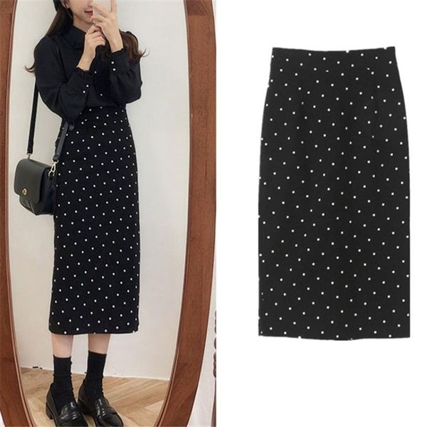 skirts gowyimmes 2021 summer slim women black dot skirt vintage lady high waist midi long hip pakadge pencil pd925
skirts gowyimmes 2021 summer slim women black dot skirt vintage lady high waist midi long hip pakadge pencil pd925