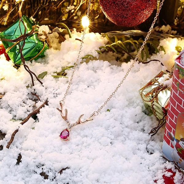 pendant necklaces christmas jewelry gift deer antlers giraffe necklace for womens metal chain vintage style xmas suitable gifts, Silver
pendant necklaces christmas jewelry gift deer antlers giraffe necklace for womens metal chain vintage style xmas suitable gifts, Silver