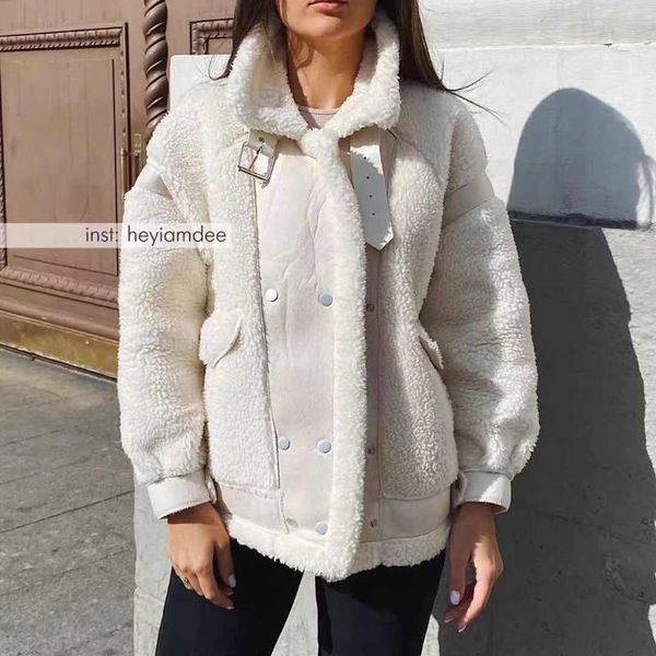 women's jackets 2021 autumn and winter lamb fur coat female korean version loose suede all-in-one motorcycle jacket, Black;brown
women's jackets 2021 autumn and winter lamb fur coat female korean version loose suede all-in-one motorcycle jacket, Black;brown