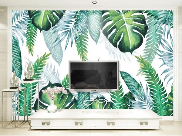 nordic tropical leaf wallpaper green leaf wall mural 3d for living room home wall decor custom p papers home decor
nordic tropical leaf wallpaper green leaf wall mural 3d for living room home wall decor custom p papers home decor