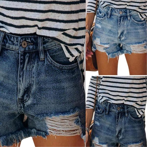 women's shorts irregular ripped casual for ladies plus size women denim 2021 high-waist elastic waist wide-leg short jeans, White;black
women's shorts irregular ripped casual for ladies plus size women denim 2021 high-waist elastic waist wide-leg short jeans, White;black