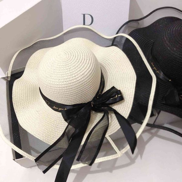 new beach holiday big eaves wave edge straw female usa letter bow ribbon romantic mesh sun hat black friday 1lhn, Black;white
new beach holiday big eaves wave edge straw female usa letter bow ribbon romantic mesh sun hat black friday 1lhn, Black;white
