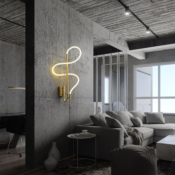 wall lamp modern led hose decoration for corridor bedside aisle gold luster curve copper sconce interior lighting home fixtures
wall lamp modern led hose decoration for corridor bedside aisle gold luster curve copper sconce interior lighting home fixtures