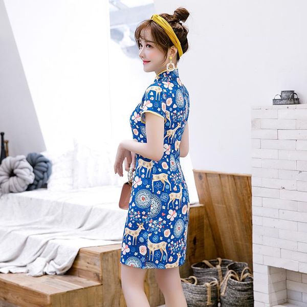ethnic clothing chinese cheongsam split qipao mini traditioanl dress satin female mandarin collar dresses plus size 3xl, Red
ethnic clothing chinese cheongsam split qipao mini traditioanl dress satin female mandarin collar dresses plus size 3xl, Red