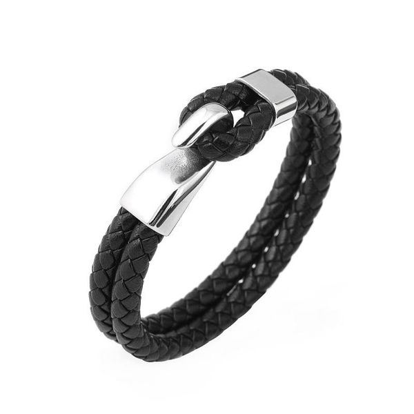 charm bracelets punk style stainless steel hook bangles for women fashion double layers genuine leather bracelet bohemian jewelry christmas, Golden;silver
charm bracelets punk style stainless steel hook bangles for women fashion double layers genuine leather bracelet bohemian jewelry christmas, Golden;silver