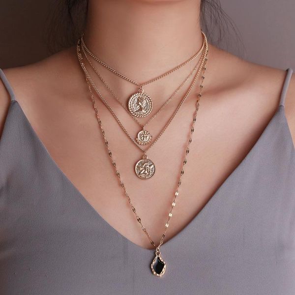 pendant necklaces necklace for women fashion multi-storey golden silvery chain around the neck jewellery accessories 2021, Silver
pendant necklaces necklace for women fashion multi-storey golden silvery chain around the neck jewellery accessories 2021, Silver