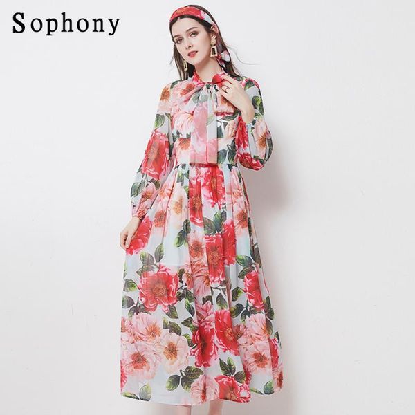 casual dresses sophony runway maxi spring summer women long sleeve bow neck floral print sashes pleated boho chiffon dress s7351, Black;gray
casual dresses sophony runway maxi spring summer women long sleeve bow neck floral print sashes pleated boho chiffon dress s7351, Black;gray